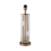 BASE PARA ABAJUR VENETO DOURADO E TRANSPARENTE (D)16CM (A)53CM 1XE27 40W - MI008 - 7