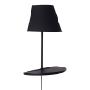 ARANDELA LERA PRETO E PRETO (C)36CM (L)18CM (A)46CM 1XE14 40W - ML010B - 1