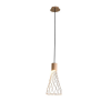 PENDENTE ORO DOURADO E MARROM (D)18CM (A)35CM 1XGU10 10W - ML013 - 1