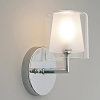 ARANDELA MAISON CROMADO E TRANSPARENTE (C)14CM (L)12CM (A)19.5CM 1XG9 40W - MO0016 - 1