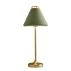 ABAJUR PICCOLO VERDE E DOURADO (D)23CM (A)58CM 1X40W E27 - 2