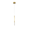 PENDENTE PETRA DOURADO E TRANSPARENTE (D)12CM (L) CM (A)44CM 1X3W 3000K 150LM - OC001S - 1