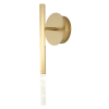 ARANDELA PETRA DOURADO E TRANSPARENTE (C)11CM (L)12CM (A)42CM 1X3W 3000K 150LM - OC004S - 1