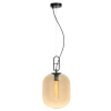 PENDENTE KHAO PRETO E CHAMPAGNE (D)25CM (A)45CM 1XE27 40W - OP060CH - 5