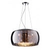 P - PENDENTE / PLAFON SOHO CROMADO E TRANSP (D)50CM (A)28CM 6XG9 150W - PD001CR - 1