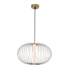 PENDENTE LANTERNA DOURADO E BRANCO (D)50CM (A)32CM 1X16W 3000K 800LM - HC010 - 4