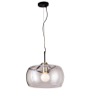 PENDENTE NOBU D 40CM X 31CM 1 X A60 40W PRETO / DOURADO E TRANSP - RE004BC - 5