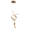 PENDENTE FLUIRE DOURADO (D)28CM (A)74CM 1X30W 3000K 1800LM - RE005 - 5