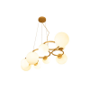 PENDENTE OXALA DOURADO E BRANCO (C)110CM (L)86CM (A)39CM 9XG9 225W - 5