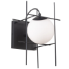 ARANDELA DIX CROMO NEGRO E BRANCO (C)21CM (L)21,5CM (A)35CM 1X25W G9 - 2
