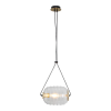 PENDENTE LAMPARINA DOURADO E TRANSPARENTE (C)31.5CM (L)20.3CM (A)20.3CM 1XE - HC013 - 4