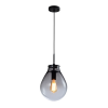 PENDENTE CAJU PRETO E CROMADO (D)23CM (A)30CM 1XE14 40W - RZ001ESB - 4