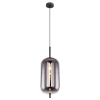 PENDENTE TRES PRETO E FUME (D)22CM (A)59.5CM 1XE27 40W - HC014 - 4