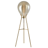 COLUNA CAJU BRONZE E CONHAQUE (D)30CM (A)154CM 1XE27 40W - RZ004G - 1