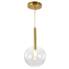 PENDENTE FILO BRONZE E TRANSPARENTE (D)18CM (A)33.5CM 1XG9 5W - RZ006 - 1