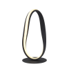 ABAJUR FLOW PRETO (D)18CM (A)38CM 1X12W 3000K 600LM - SB006 - 1