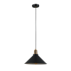PENDENTE FACTORY PRETO E DOURADO (D)30CM (A)22CM 1XE27 40W - SQ009 - 1