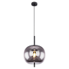 PENDENTE TRES PRETO E FUME (D)30CM (A)42.5CM 1XE27 40W - HC016 - 3