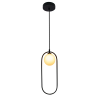 PENDENTE GUDE PRETO (D)17CM (A)47CM 5X5W G9 - 6
