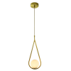 PENDENTE PINGO BRONZE E BRANCO (D)18CM (A)49CM 1XG9 25W - TR001 - 7