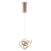 PENDENTE NINHO DOURADO E BRANCO (D)23CM 1X12W 3000K 960LM - WD017S - 5
