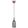 PENDENTE COPPER COBRE E PRETO (D)12CM (A)31CM 1XE27 40W - XN004 - 5
