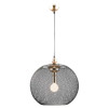 PENDENTE COPPER PRETO E DOURADO (D)50CM (A)49.5CM 1XE27 40W - XN005G - 2