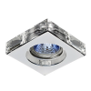 SPOT DE EMBUTIR SHINE 10CM X 10CM X 5.5CM 1XGU10 127V / 220V CROMADO E TRANSP - YD630A - 1