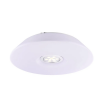 PLAFON METAL E VIDRO D 49CM X 10CM 1 X LED 9W 127V / 220V BRANCO - ZU001 - 1
