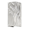 ARANDELA METAL E ACETATO 15CM X 15CM X 50CM 2XE27 127V / 220V BRANCO - HU5013H - 1