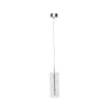 PENDENTE METAL E VIDRO D 15CM X 45CM 5XG4 220V CROMADO E TRANSP - MO0014-5P110V - 1
