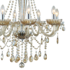 LUSTRE ANJOU CROMADO E CHAMPAGNE (D)68CM (A)68CM 8XE14 320W - JF018A - 3