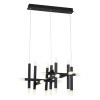 PENDENTE ARPOADOR PRETO E TRANSPARENTE (C)59.8CM (L)63.8CM (A)38.4CM 23X3W - BD002Q - 1