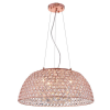 PENDENTE BELLS COBRE E TRANSP (D)50CM (A)19.5CM 6XG9 240W - PD009L - 5