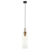 PENDENTE GURI BRONZE E PRETO E TRANSPARENTE (D)15CM (A)41CM 1XE27 40W - HL006 - 1