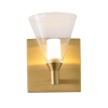 ARANDELA CALIX DOURADO (C)10CM (L)16CM (A)13CM 1X3W 2700K 225LM - OC020 - 1