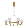 PENDENTE CORALINA DOURADO (D)70CM (A)24CM 6X2W 2700K 900LM - OC021 - 1