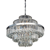 LUSTRE DIJON CROMADO E TRANSPARENTE (D)70CM (A)60CM 12XE14 480W - AQ009 - 1