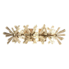 ARANDELA FLORA DOURADO E TRANSPARENTE (C)53CM (L)23CM (A)18CM 6XG4 18W - DY002 - 1