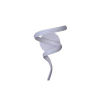 ARANDELA FLUIRE BRANCO (C)20CM (L)30CM (A)40CM 1X12W 3000K 720LM - RE007W - 1