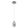 PENDENTE GOUTTE CROMADO E TRANSPARENTE (D)10CM (A)15CM 1XG9 40W - GA014 - 3