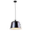 PENDENTE GRAD D 44CM X 35CM 1XE27 127V / 220V PRETO. DOURADO E BRANCO - KE005BG - 5