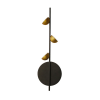 ARANDELA GRAVIOLA DOURADO E PRETO E BRANCO (D)13CM (A)45CM 3X3W 3000K 495LM - DS003 - 1