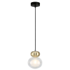 PENDENTE GUARANA BRONZE E PRETO E TRANSPARENTE (D)13.4CM (A)15.6CM 1XG9 5W - HC007S - 1