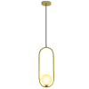 PENDENTE GUDE DOURADO (D)17CM (A)47CM 5X5W G9 - 4