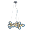 PENDENTE HALO NIQUELADO E CROMADO (D)56CM (A)24CM 15XG9 75W - PENDENTE HALO NIQUELADO E CROMADO (D)56CM (A)24CM 15XG9 75W - 5