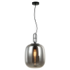 PENDENTE KHAO PRETO E FUME (D)25CM (A)45CM 1XE27 40W - OP060S - 5