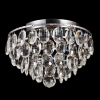 PLAFON DE SOBREPOR KRI CROMADO E TRANSPARENTE (D)27CM (A)24CM 4XG9 160W - HU1101 - 1