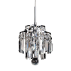 PENDENTE KRI CROMADO E TRANSPARENTE (D)18CM (A)21CM 1XG9 40W - HU2105 - 4