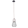 PENDENTE LAMP DOURADO E PRETO E BRANCO (D)18CM (A)22CM 1XG9 40W - ML002B - 1